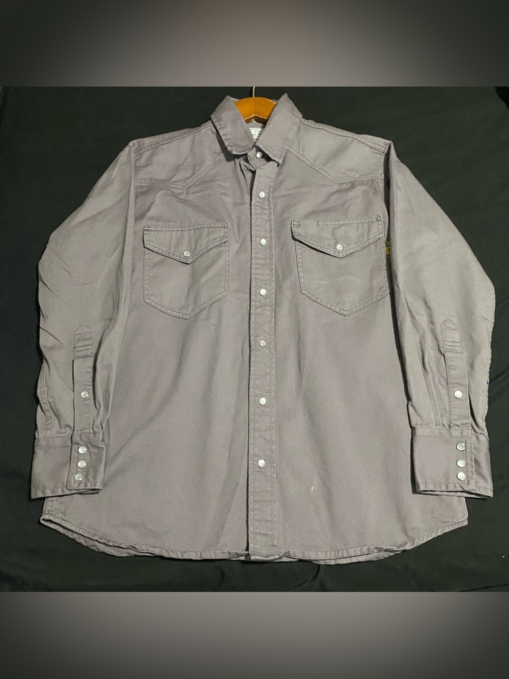 FR Classic Men's Long-Sleeve Work Shirt - Gray
